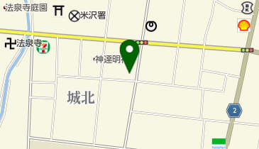 米沢牛 とり勝の地図画像