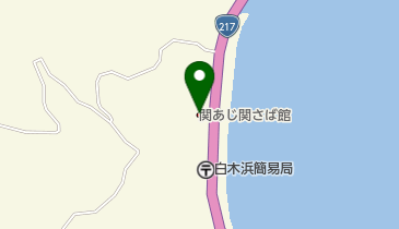 あまべの郷 関あじ関さば館の地図画像