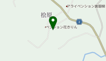 手打ちうどん なごみの水の地図画像