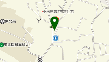 ふじやからあげ 仙台小松島店の地図画像