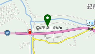 道の駅 熊野 板屋 九郎兵衛の里 お食事処の地図画像