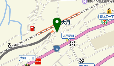 月cafeの地図画像