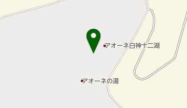 アオーネ白神十二湖 レストラン アカショウビンの地図画像