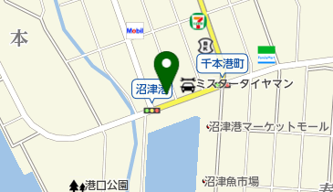 沼津フィッシュマーケット ベアード・タップルームの地図画像