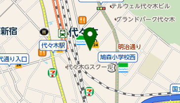 泡包シャンパンマニア 代々木店の地図画像