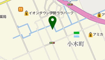 食堂喫茶アオイの地図画像