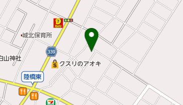 DINING BAR れんがの地図画像