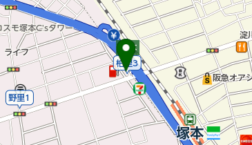 すみか亭の地図画像