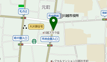 8jours 川越店の地図画像