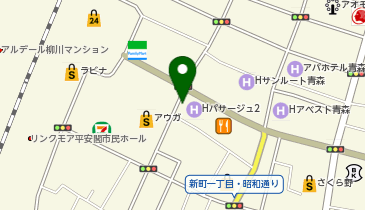 BBQ あおもりガーデンの地図画像