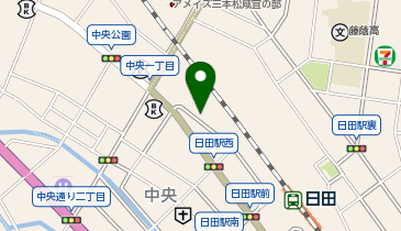 レストランひよしの地図画像