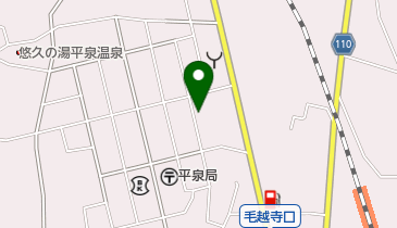 斉藤うどん店 平泉の地図画像