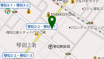 おばんざいバル ろっ花の地図画像