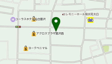 フルーツピークス仙台富沢店の地図画像