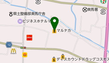 マルナカ脇町店フードコートの地図画像