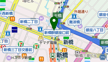 串カツ勝の地図画像