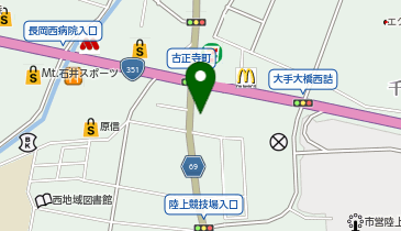 からやま 長岡店の地図画像