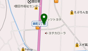からやま 豊田元宮店の地図画像