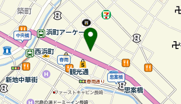 那かむら 浜町店の地図画像