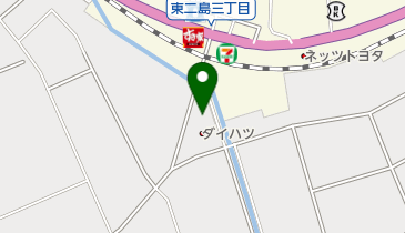 東龍軒 二島店の地図画像