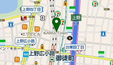 串カツ勝 アメ横店の地図画像