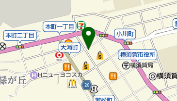 カールスジュニア 横須賀中央レストランの地図画像