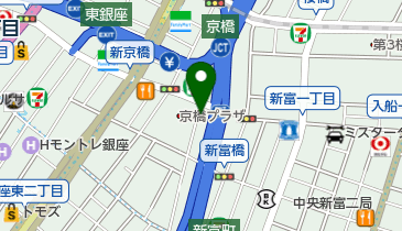 銀座に志かわ 本店の地図画像