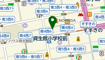 串焼き旬海鮮 すすきの屋 すすきの駅前店の地図画像