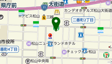 餃子酒場 みやび商店 松山大街道店の地図画像