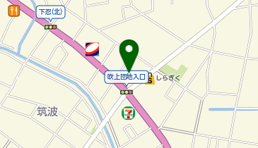 きららカフェの地図画像