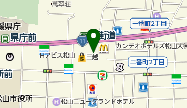 フライング・スコッツマン 大街道店の地図画像