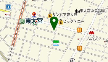 大島飯店の地図画像