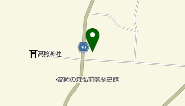 高岡の森古民家カフェ 山の子の地図画像