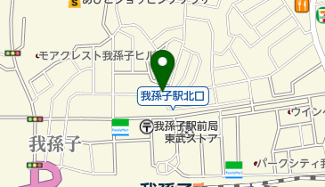 ユニークの地図画像