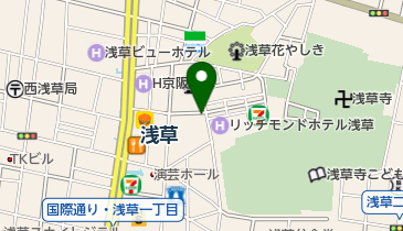 FUGLEN ASAKUSAの地図画像
