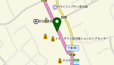 宮古島とんかつ琉宮の地図画像