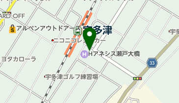 沖縄食堂 てぃーだかんかん 宇多津の地図画像