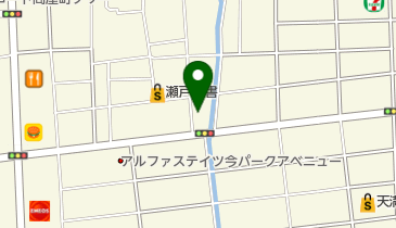 カフェ根本商店今店の地図画像