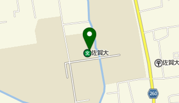 佐賀大学生協食堂の地図画像