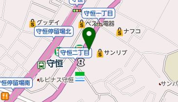 定食屋百菜旬サンリブもりつね店の地図画像