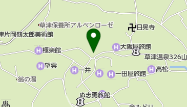 シルバーバック 草津の地図画像