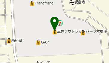 DEAN & DELUCA カフェ 三井アウトレットパーク 木更津店の地図画像