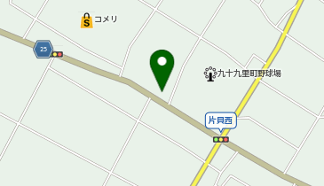 美食軒 九十九里店の地図画像