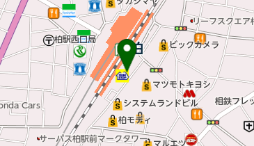 唐揚げ専門店カラフジ 柏駅店の地図画像