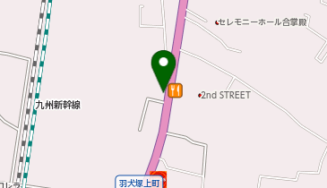 天ぷらまき 筑後店の地図画像