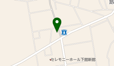 そば つけそば 大山の地図画像