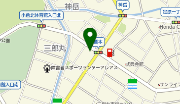洋食堂こむぎの地図画像