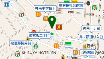 焼肉ライク 渋谷宇田川町店の地図画像