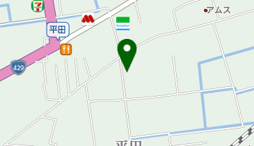 かもがた茶屋 倉敷平田店の地図画像