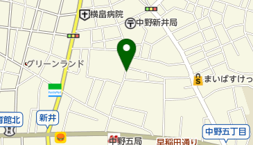 ニューヨック中野の地図画像